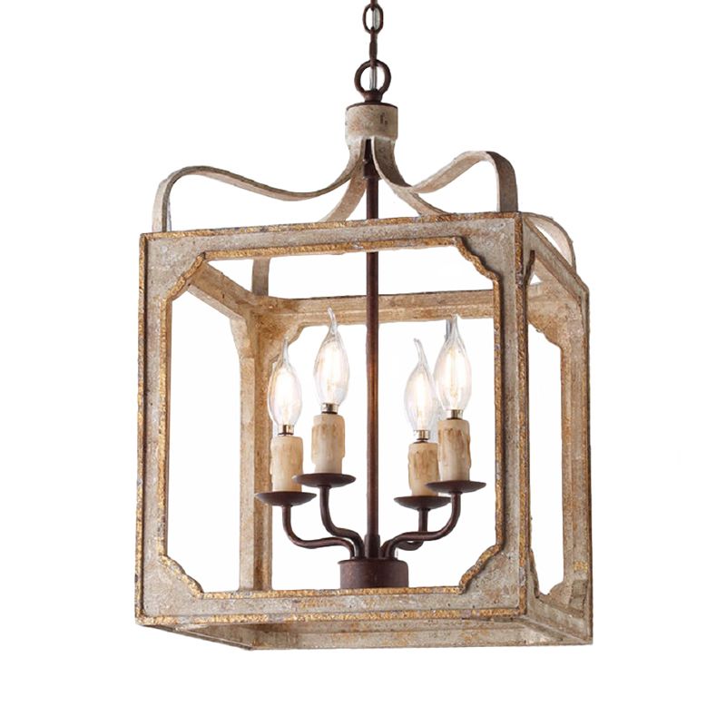 4 têtes salon suspension du lustre accroché