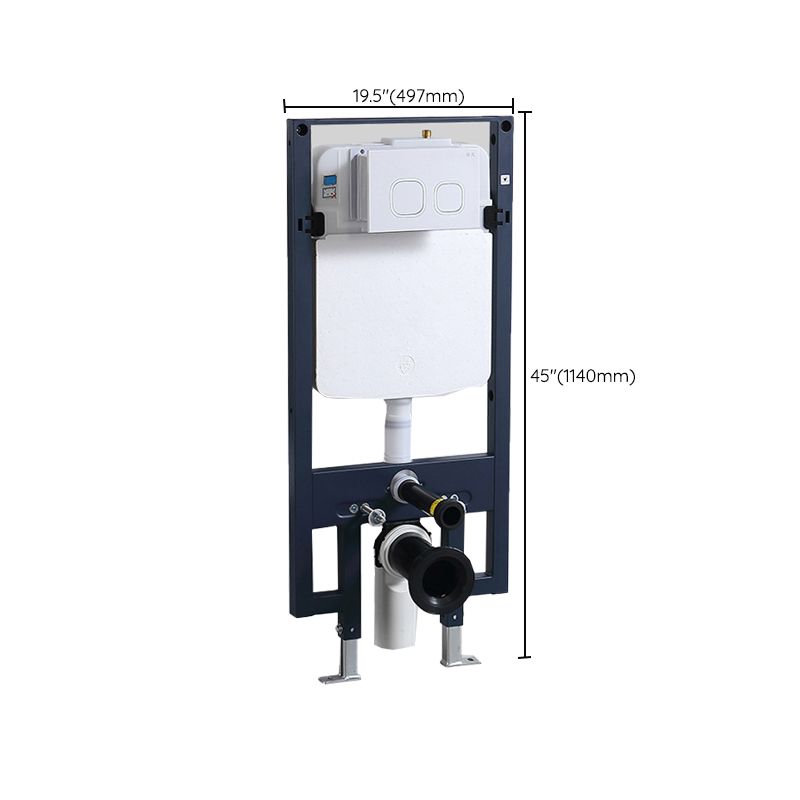 Modern Wall Mount Flush Toilet White Urine Toilet with Seat for Bathroom