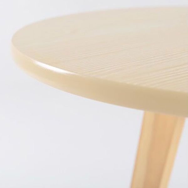 23.62 Inch Wide Scandinavian Sofa Side Accent Table 3 Legs Round Side End Table
