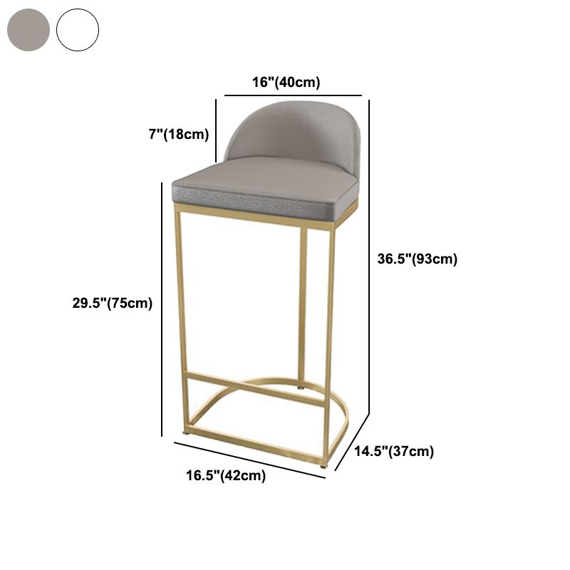 Glam White Bar Pub Table Set 1/5 Pcs Metal Base Bar Table and Stools