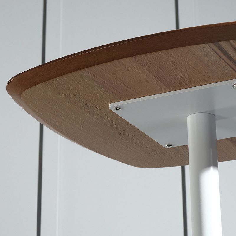 Contemporary Pub Table 40.6"H Square Bar Table for Indoor and Breakroom