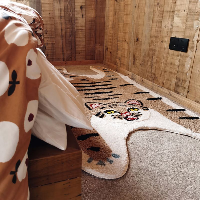 Trendy Washable Carpet Comfort Animals Pattern Polyester Rug Stain Resistant Carpet for Home Decor