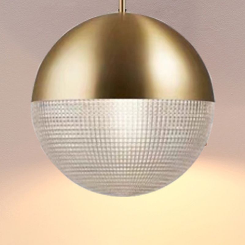Glasschlafzimmer hängende Leuchte moderne globale Anhängerlicht mit 1 Licht