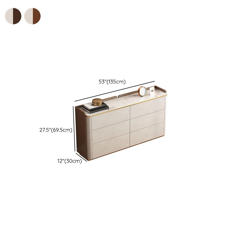 11.7-inch W Contemporary Dresser Stone Storage Chest Dresser