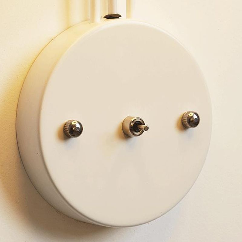 Modern Wall Sconce Circular Shape Wall Light with Metal Shade for Bedroom