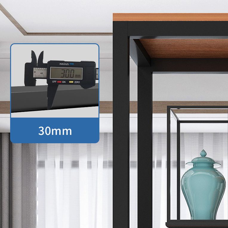 Modern Bookshelf with Doors Geometric Shelf Bookcase for Office