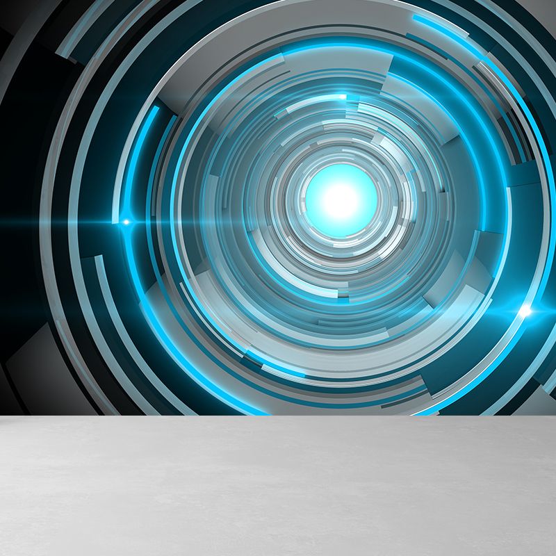 Unique Abstract Mural Wallpaper for Living Room, Dark Color, Custom Size Available