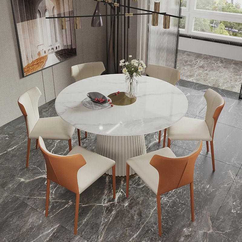 Glam 1/2/3/4/7 Pieces Dining Set Sintered Stone Dining Table Set for Dining Areas