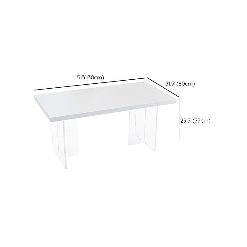 Modern 1/4/5 Pieces Furniture Sintered Stone Dining Set in White