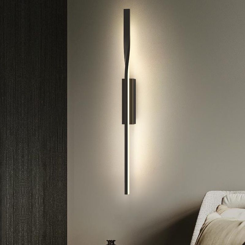 Modern Style Wall Mount Lamp LED with Silica Gel Shade for Living Room