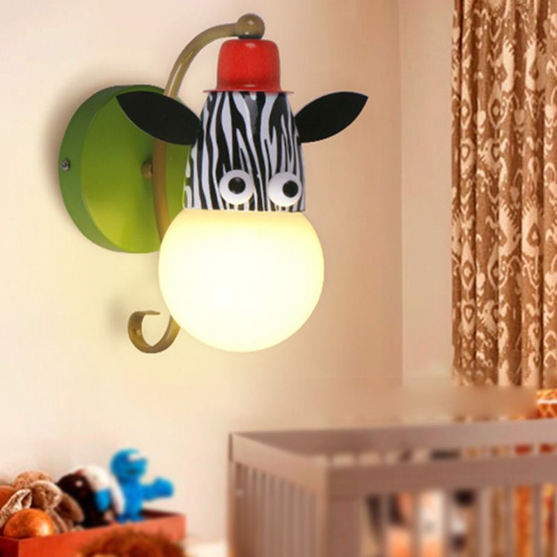 Luces creativas de luz de pared de estilo moderno Lámpara de forma de animal para la habitación del niño dormitorio