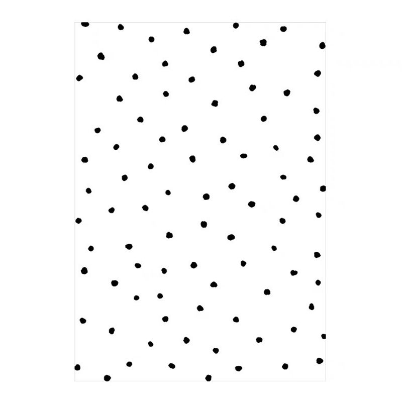 Beige Modern Rug Polyester Spots Rug Washable Rug for Living Room