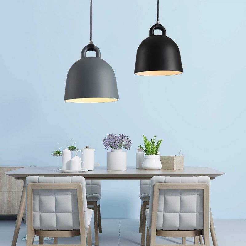 Resina de macarrones de estilo nórdico lámpara colgante de hojas de mano con forma de accesorio de iluminación de suspensión de 1 luces para dormitorio