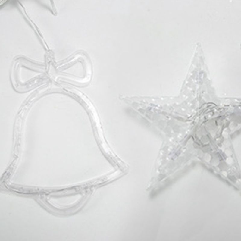 Christmas LED Decorative Lamp in Modern Romantic Style Plastic Indoor String Lights