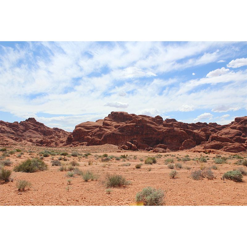 Modern Huge Desert Mural Environment Friendly Wallpaper for Living Room