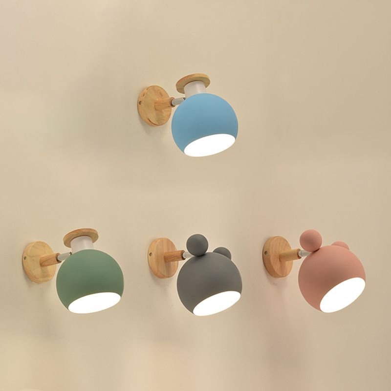 Modern Style Colorful Wall Light Fixture Creative Wall Light Sconce for Bedroom