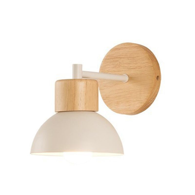 Contemporary Dome Wall Mounted Lights Metal Wall Mounted Lamp for Bedroom