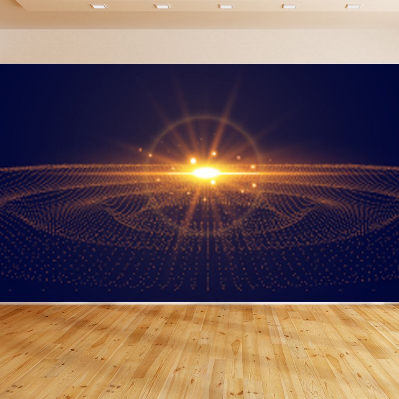 Science Fiction Cosmos Wallpaper Mural Non-Woven Waterproof Bright Wall Art for Room