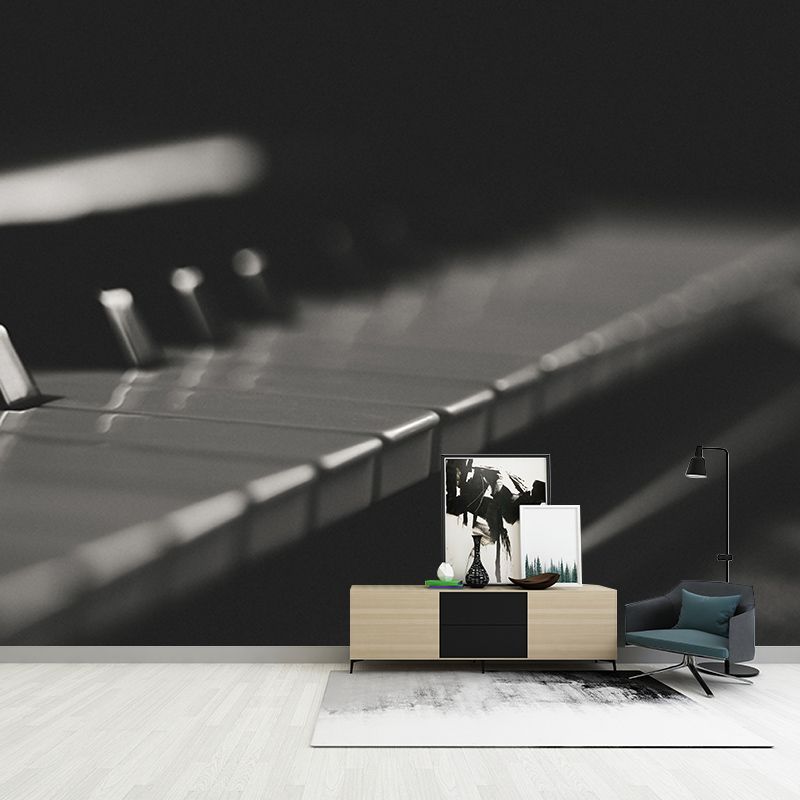 Photography Stain Resistant Mural Wallpaper Musical Instruments Living Room Wall Mural