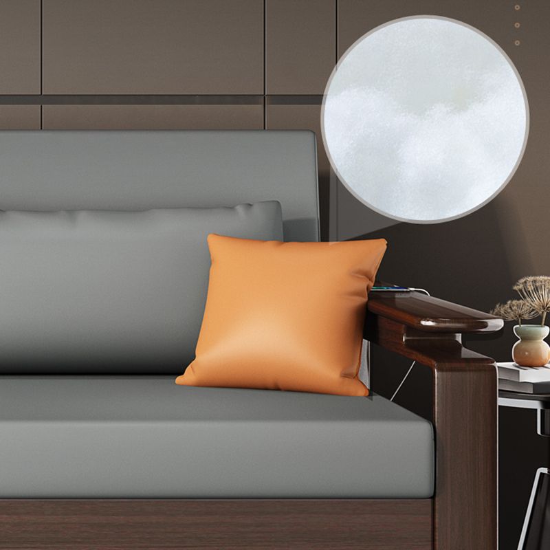 31" Wide Contemporary Sleeper Sofa Futon Gray Storage Sleeper Sofa