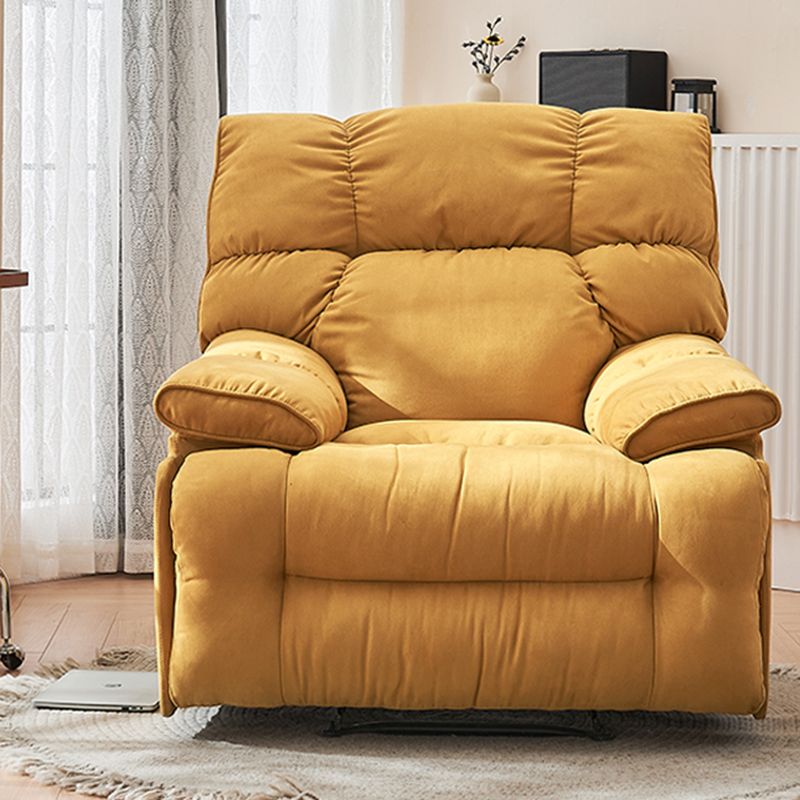 Scandinavian Upholstery Recliner Chair Microsuede Standard Recliner