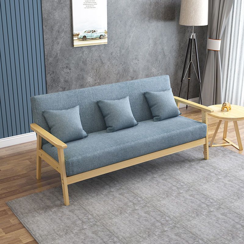 Contemporary Tight Back Standard Square Arm Living Room Settee