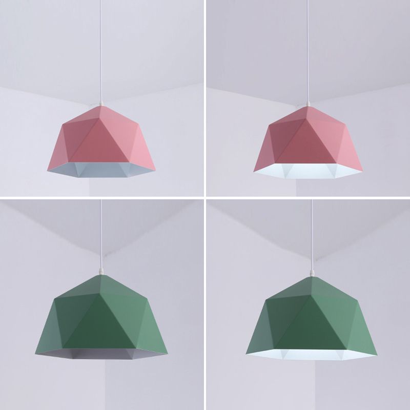 Geometrische Form hängend hängendes hängendes nordisches Metall -Metal -1 -Anhänger -Lampe für das Restaurant