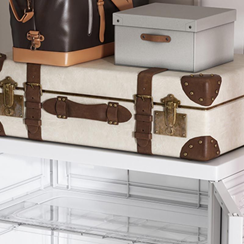 Contemporary Style Wardrobe Plastic Bedroom Wardrobe Closet with Storage