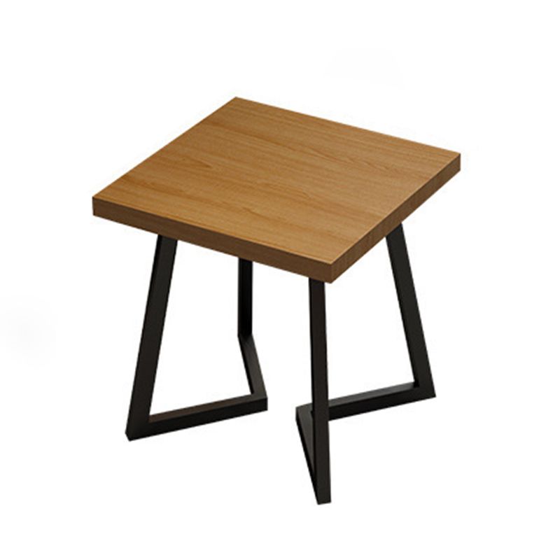 Industrial Solid Wood Dinner Room Kitchen Table Brown Sled Base Table for Dinning Room