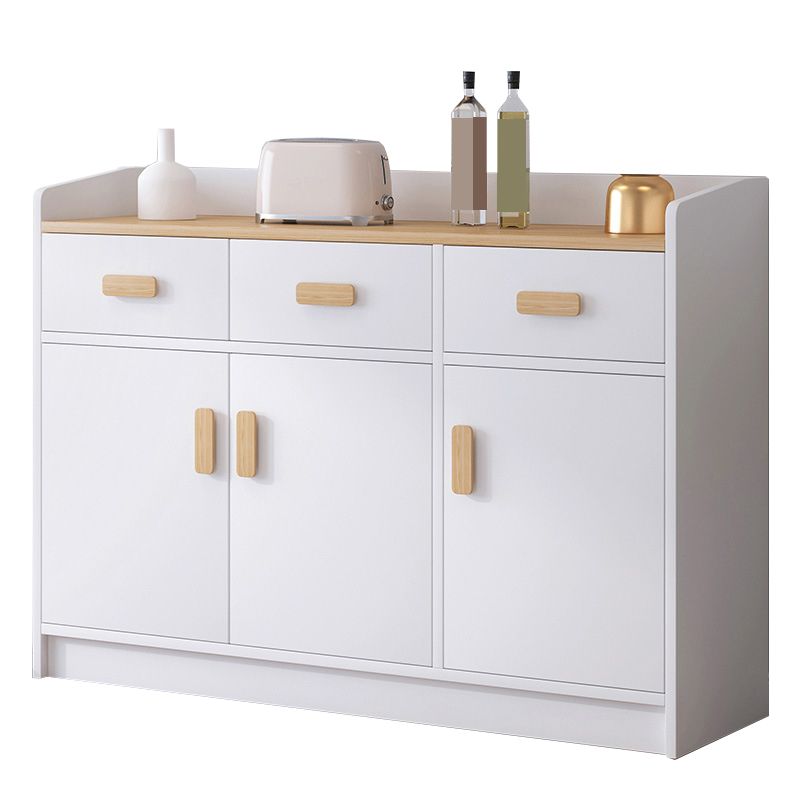 13.77" Wide Accent Chest with Drawer Contemporary Wood Chest with Door