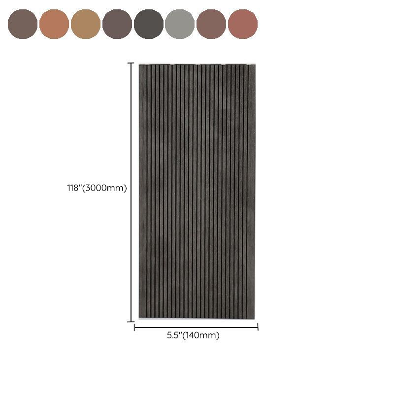 Tradition Water Resistant Floor Tile Smooth Click Lock Engineered Wood for Patio Garden