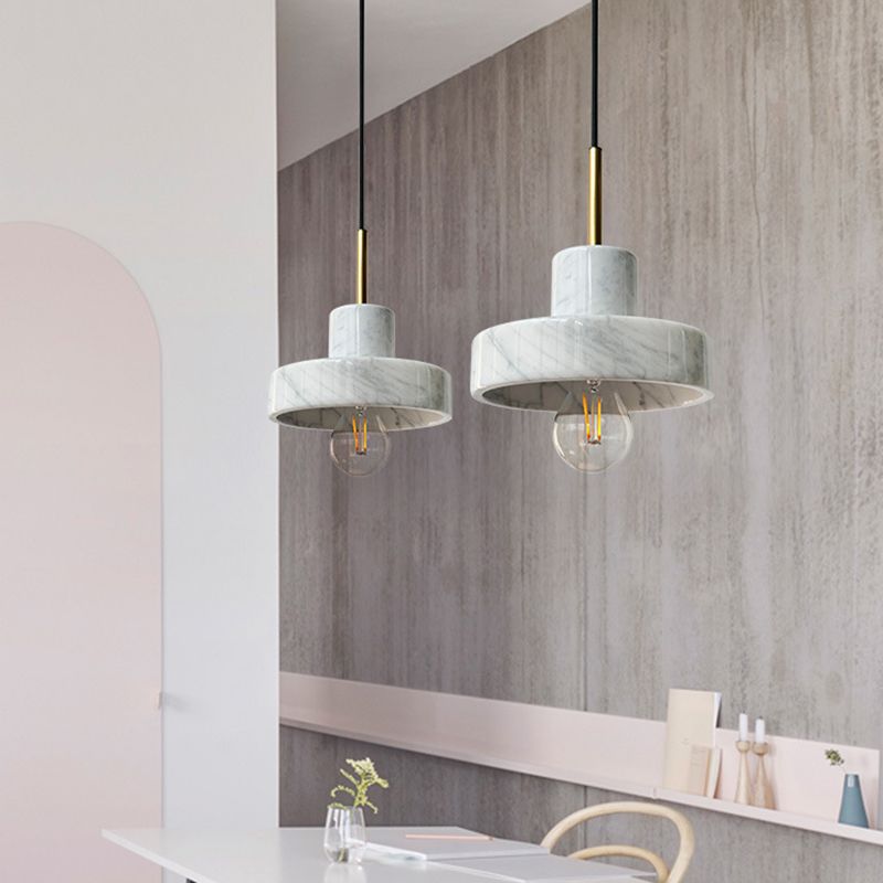 Nordischer Stil weißer Marmor hängend hängend