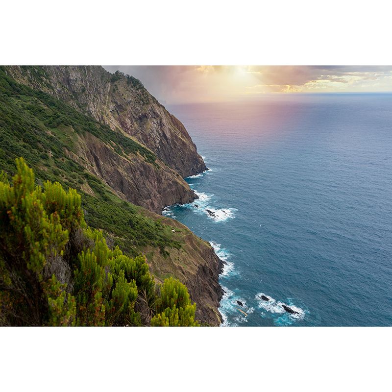 Fancy Photography Sea Wall Mural Wallpaper Dining Room Wall Art