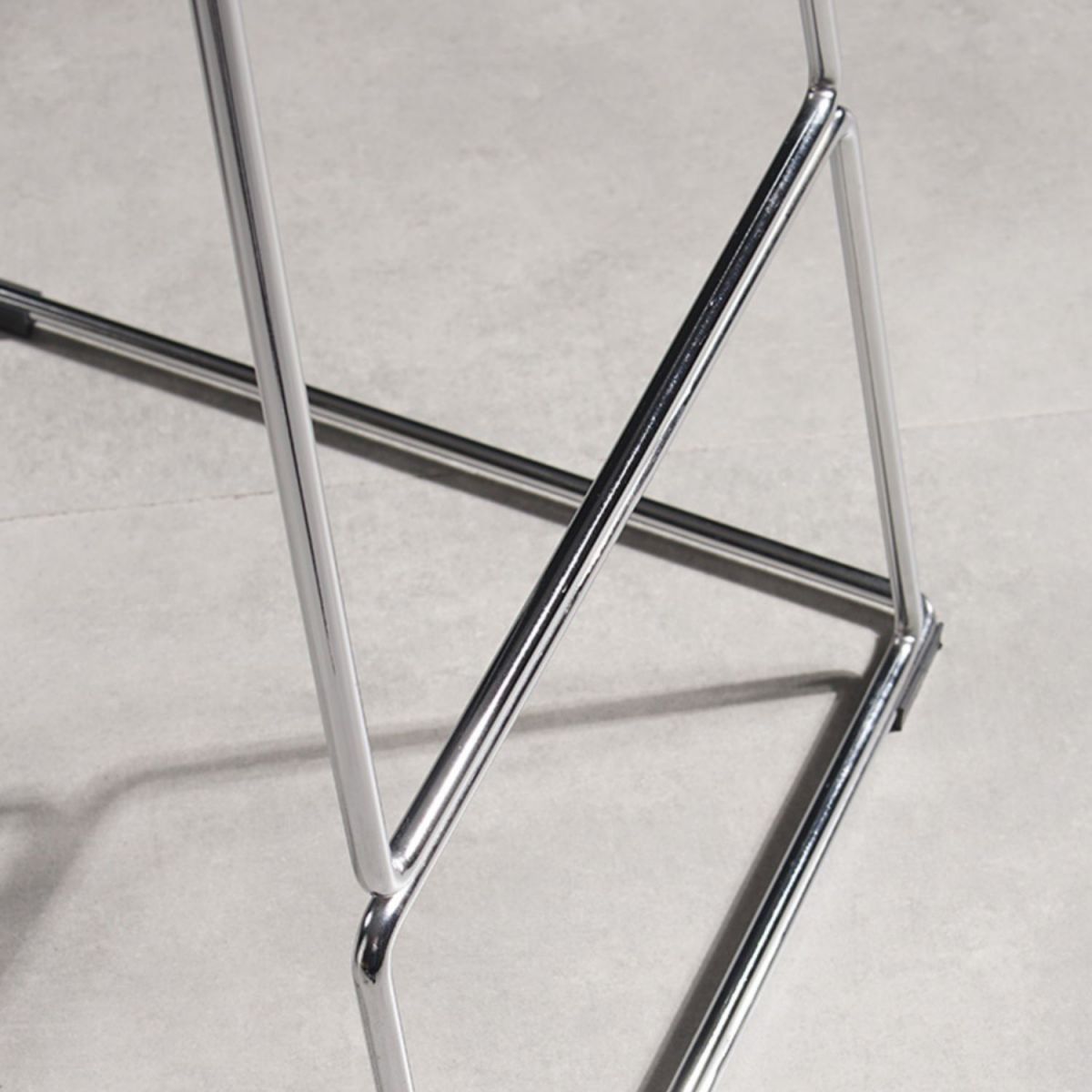 Industrial Bar-stool Plastic Counter Bar Stool for Kitchen Bar with Metal Legs