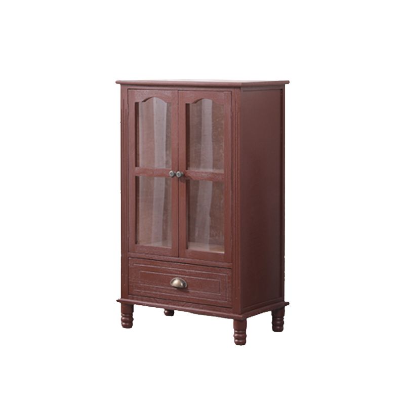 23.62" L x 13.77" W Industrial Wood Accent Cabinet with Drawer Rectangle Side Cabinet