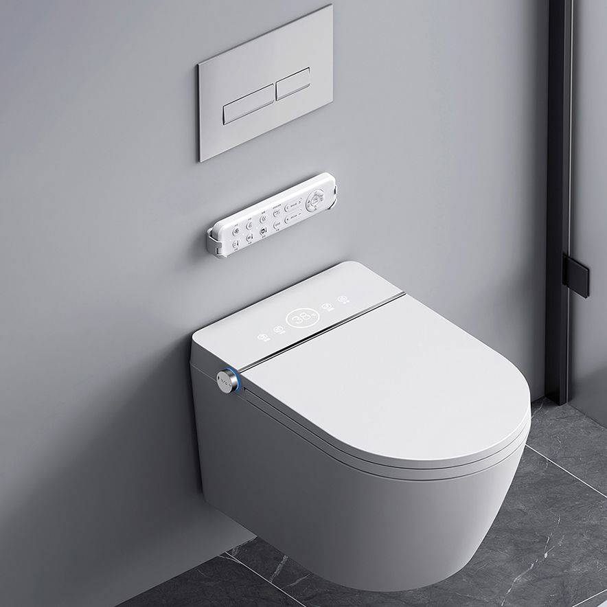 Modern White Wall Mount Urine Toilet Siphon Jet Toilet Bowl with Toilet Seat