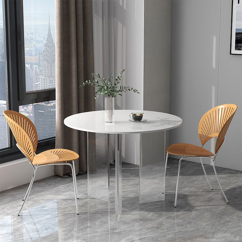Modern 1/3 Pieces Dining Set Round Stone Dining Table for Dining Room