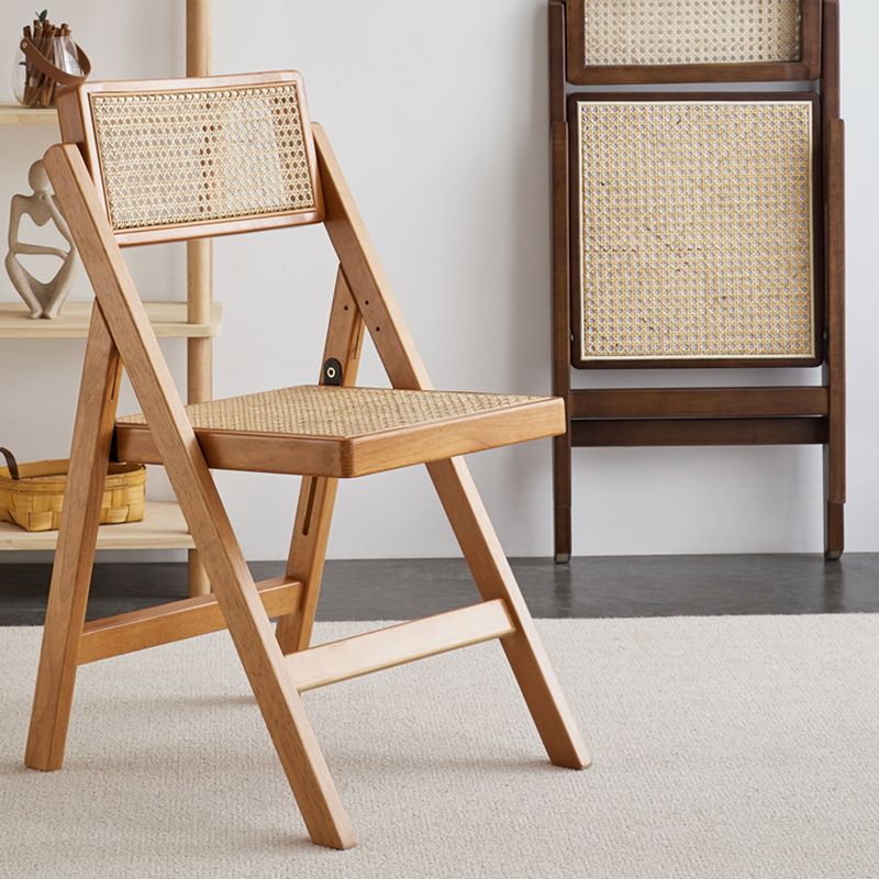 Rubberwood eigentijdse stijl stoel open rug enkele eetkamerstoel