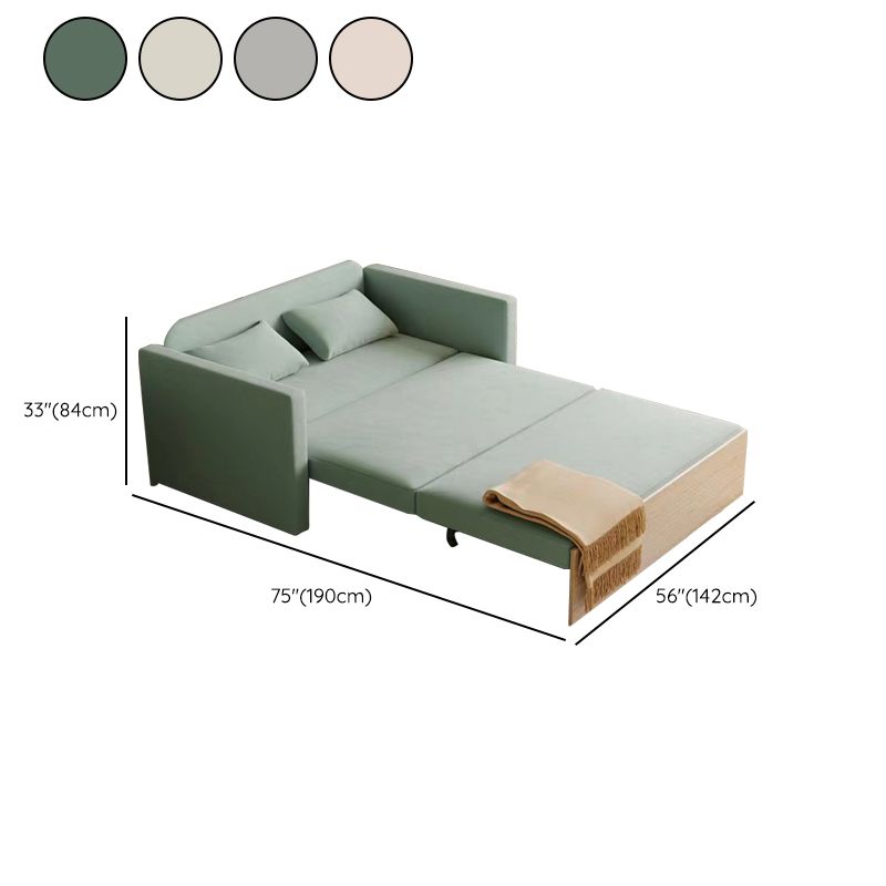 Contemporary No Theme Bed with Upholstered in Linen Blend Low Profile Bed