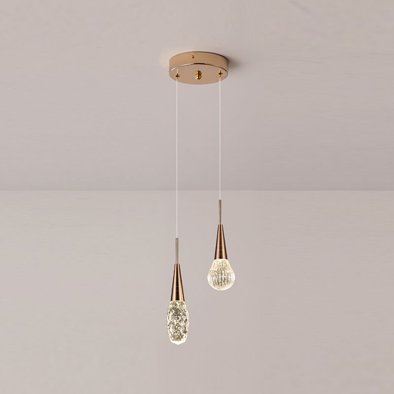 Lumières suspendues de ménage minimaliste