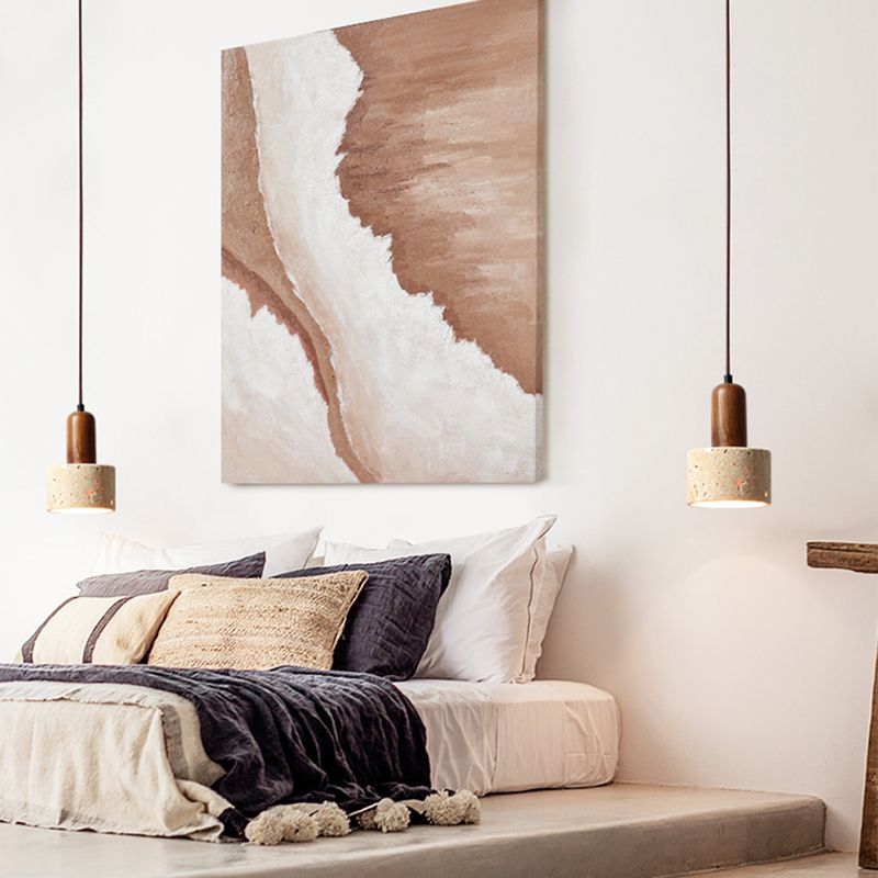 Unieke schaduw hangende verlichting moderne stijl steen 1 lichte hanglamp voor restaurant