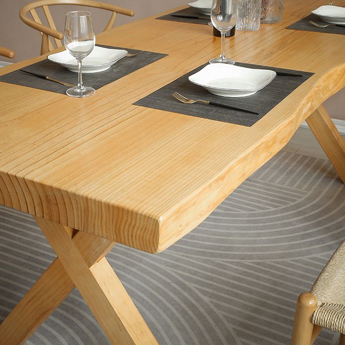 Solid Wood Dining Set 1/2/5 Pcs Rectangle Dining Table with Windsor Chairs