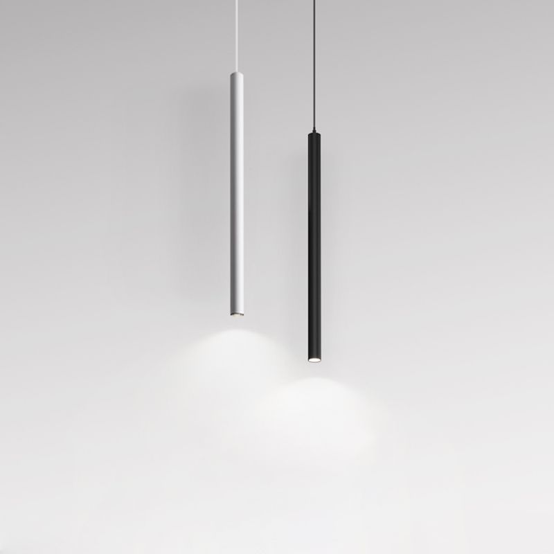 Linear Shape Metal Hanging Light Modern Style 1 Light Hanging Light Fixtures