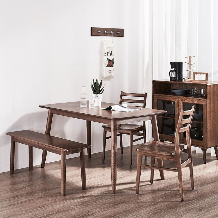 Solid Wood Dining Room Table Contemporary Style 4-foot Dining Site Table