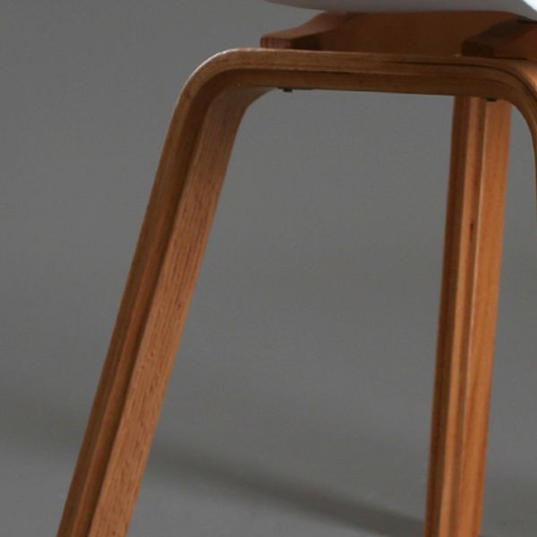 Contemporary Style Dining Room Chairs Kitchen Arm Chair with Wooden Legs