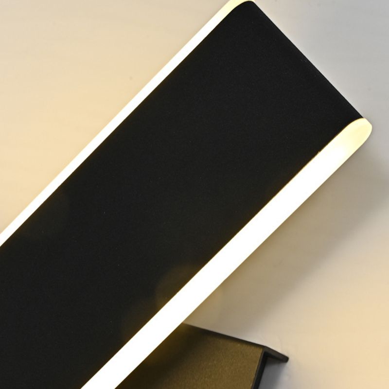 Modern Wall Mount Light 1-Light LED Rotatable Wall Light with Acrylic Shade for Bedside