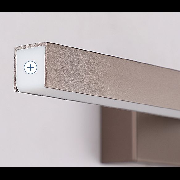 Nordic Style Simplicity Waterproof Vanity Light Rotatable Acrylic Liner LED Mirror Light for Washroom