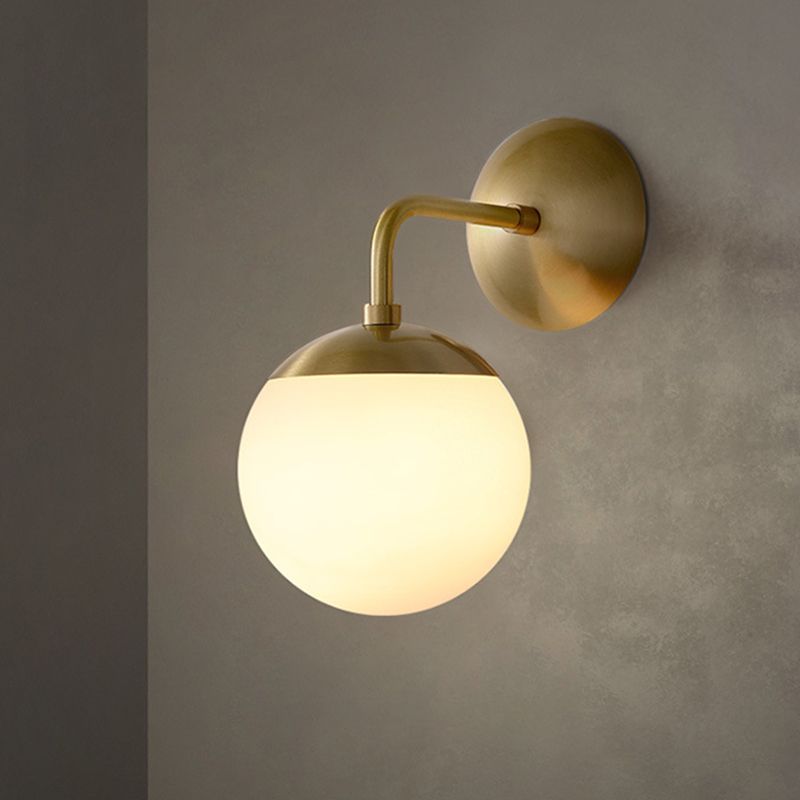 Moderne Simplicity Globe Wandmontierte Leuchtenmontage Glasmontage Leuchte für Wohnzimmer