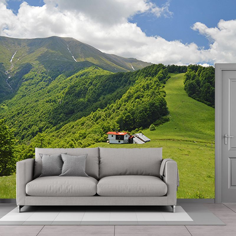 Mountain Landscapes Mural Wallpaper Mildew Resistant Living Room Wall Decor