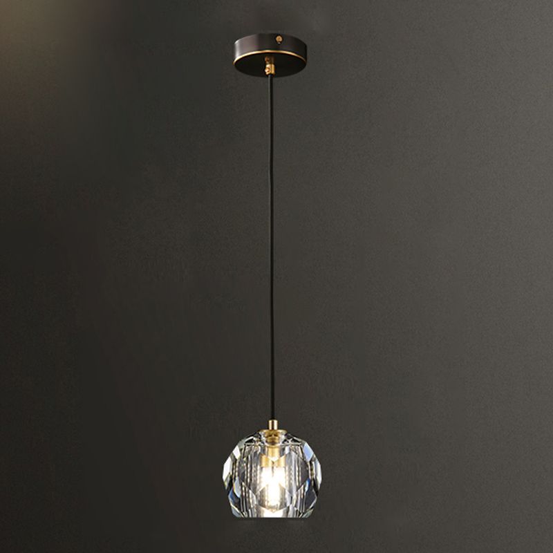 Crystal Globe Hanging Lampe in Modern Artistic Style Pendant Pendant Light for Dining Room